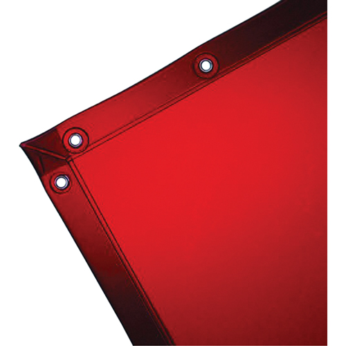 Rideau pour soudure, 72" x 72", Orange Helyx Safety & Industrial Supplies