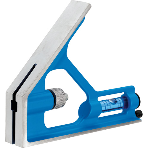 &eacute;querre combin&eacute;e True Blue, 12" lo, 1/16" Graduations, Acier, Ordinaire Helyx Safety & Industrial Supplies