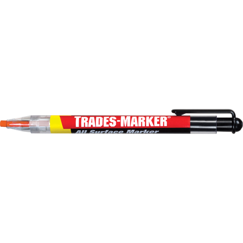 Trades Marker&reg; All Purpose Marker, Orange Helyx Safety & Industrial Supplies