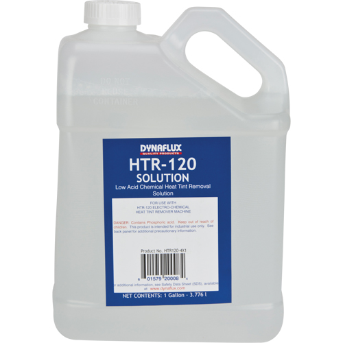 Solution douce pour le syst&egrave;me d'&eacute;limination de la coloration thermique HTR-121 , Cruche Helyx Safety & Industrial Supplies