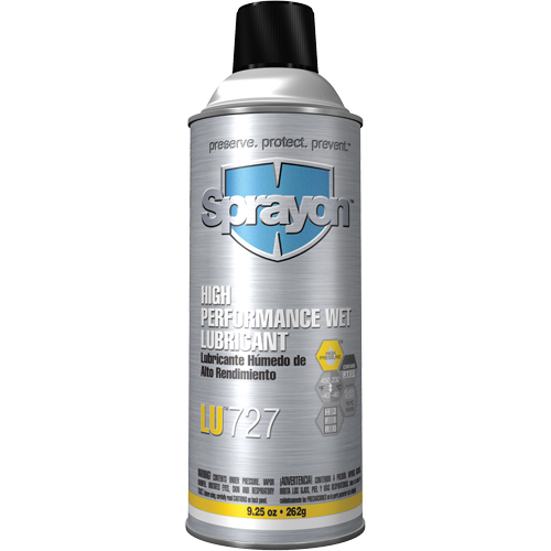 LU727 High-Performance Wet Lubricant, Aerosol Can Helyx Safety & Industrial Supplies