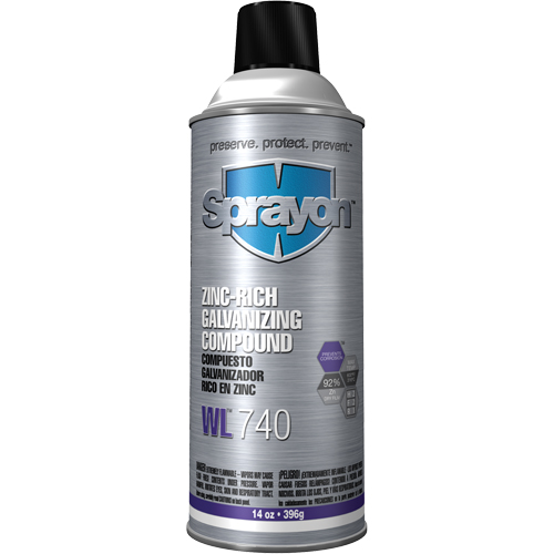 Compos&eacute; de galvanisation &agrave; haute teneur en zinc WL740, Canette a&eacute;rosol Helyx Safety & Industrial Supplies