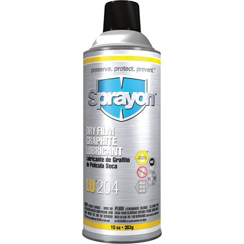 LU204 Dry Film Graphite Lubricant, Aerosol Can Helyx Safety & Industrial Supplies