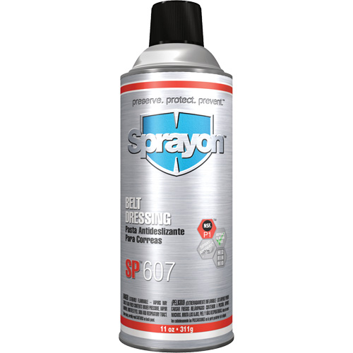 SP607 Belt Dressing, Aerosol Can Helyx Safety & Industrial Supplies