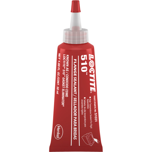 Scellant &agrave; collerette haute temp&eacute;rature 510, Tube, Rose Helyx Safety & Industrial Supplies