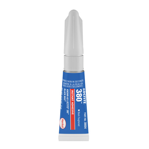 Adh&eacute;sif renforc&eacute; Black Max 380, Noir, Tube, 3 g Helyx Safety & Industrial Supplies