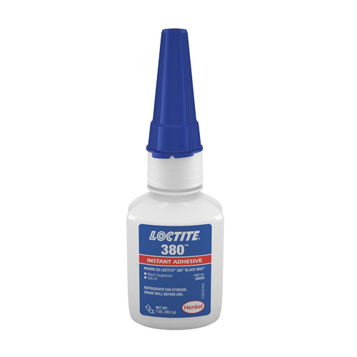 Adh&eacute;sif renforc&eacute; Black Max 380, Noir, Bouteille, 1 oz Helyx Safety & Industrial Supplies