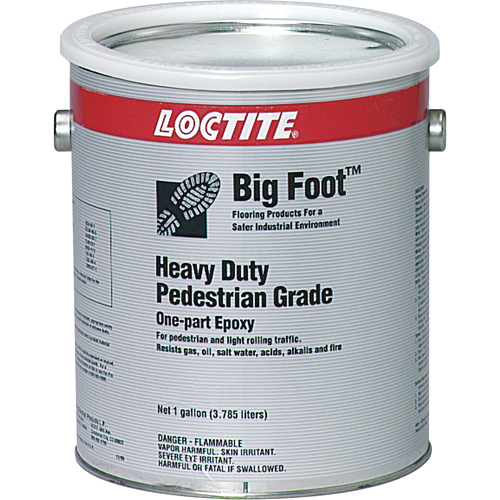 Rev&ecirc;tement antid&eacute;rapant robuste pour plancher Big Foot de calibre pi&eacute;ton, 1 gal., &eacute;poxy, Noir Helyx Safety & Industrial Supplies