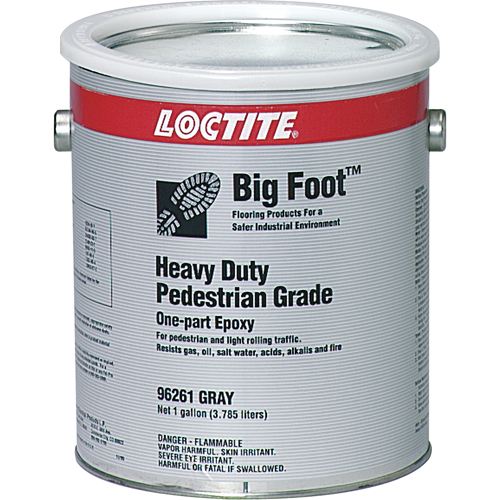 Big Foot Heavy Duty Pedestrian Grade Anti-Slip Coating, 1 gal., Epoxy-Based, Grey Helyx Safety & Industrial Supplies