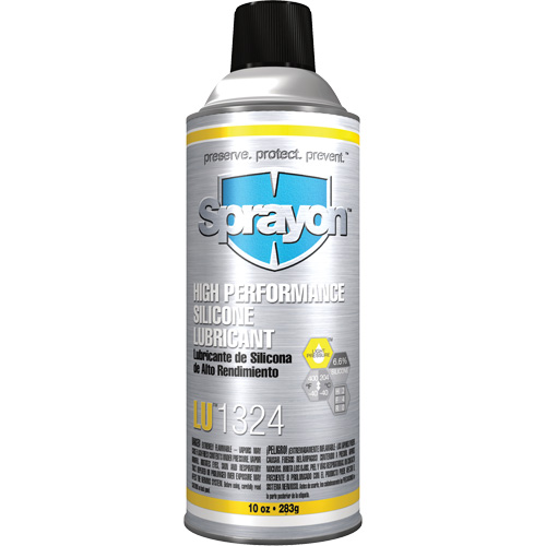 LU1324 High Performance Silicone Lubricant, Aerosol Can Helyx Safety & Industrial Supplies