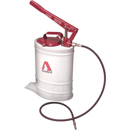 Manual Lubrication Pumps - Multi-Pressure Bucket Pumps, 1/3 oz./Stroke, Cast Iron Helyx Safety & Industrial Supplies