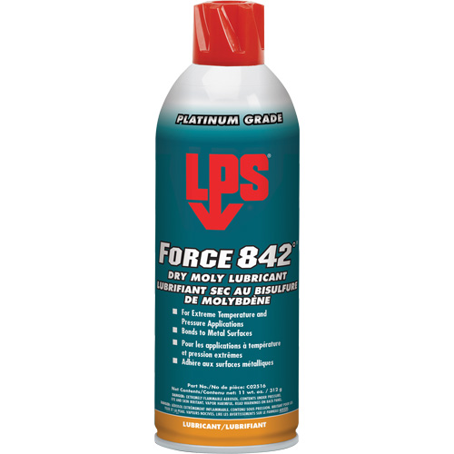 Force 842°&reg; Dry Moly Lubricant, Aerosol Can Helyx Safety & Industrial Supplies