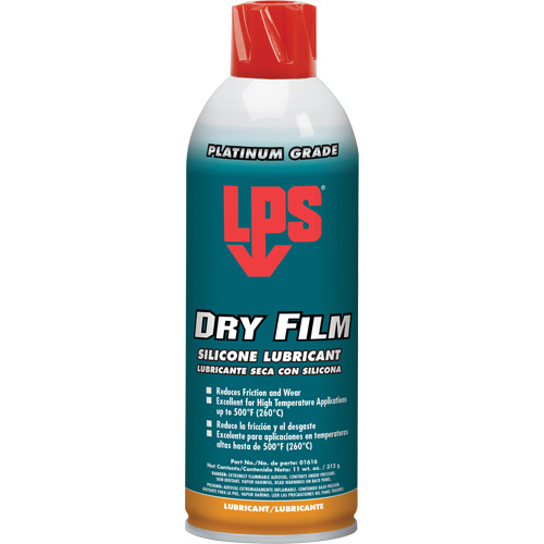 Lubrifiant sec &agrave; la silicone, Canette a&eacute;rosol Helyx Safety & Industrial Supplies