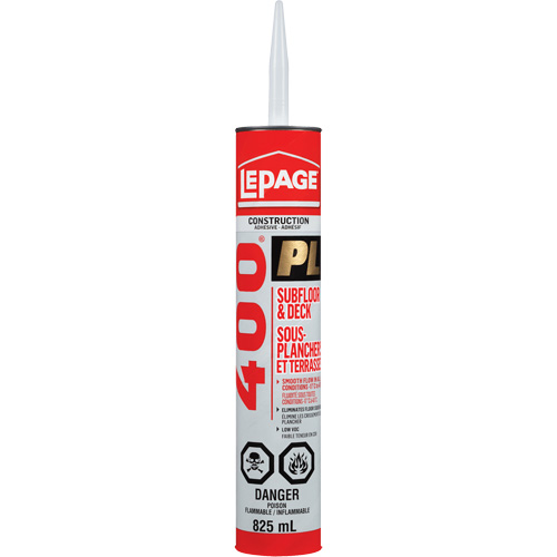 Adh&eacute;sif PL 400 de LePage Helyx Safety & Industrial Supplies
