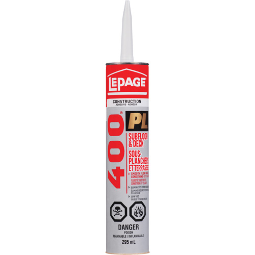 Adh&eacute;sif PL 400 de LePage Helyx Safety & Industrial Supplies