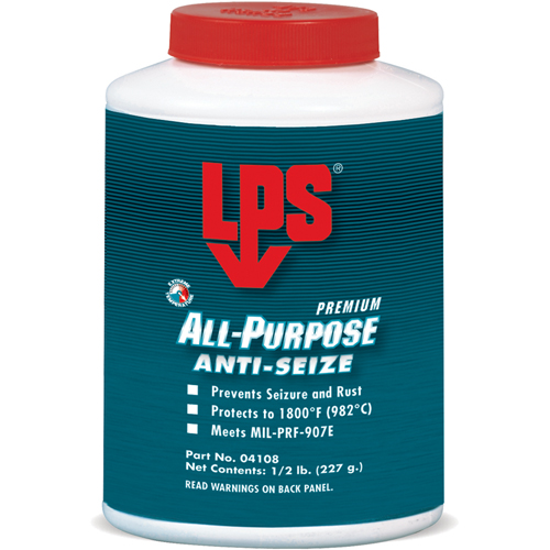 Antigrippant tout usage, 1/2 lb, Bouteille, 1800°F (982°C) Temp max. Helyx Safety & Industrial Supplies