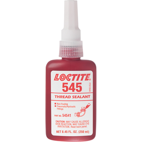 Scellant &agrave; filets 545 hydraulique/pneumatique, Bouteille, 250 ml, -54° C - 121° C/-65° F - 250° F Helyx Safety & Industrial Supplies
