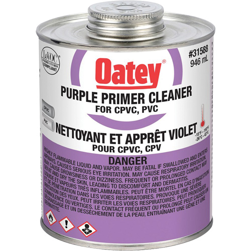 Appr&ecirc;t/nettoyant violet, 946 ml, Canette &agrave; dessus brosse Helyx Safety & Industrial Supplies