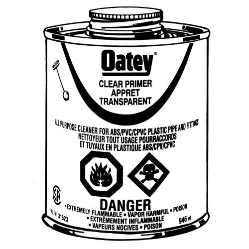 Appr&ecirc;t transparent, 946 ml, Canette &agrave; dessus brosse Helyx Safety & Industrial Supplies