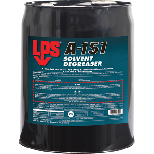 A-151 Solvent Degreaser, Pail Helyx Safety & Industrial Supplies
