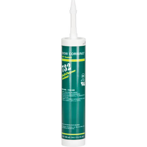 732 Silicone Sealant, Tube, Clear Helyx Safety & Industrial Supplies