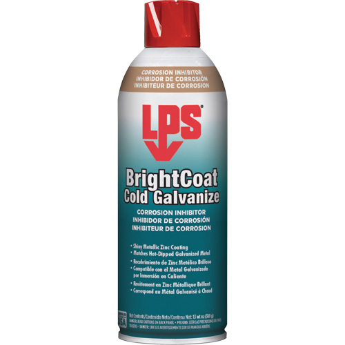 Bright Coat Cold Galvanised Corrosion Inhibitors, Aerosol Can Helyx Safety & Industrial Supplies
