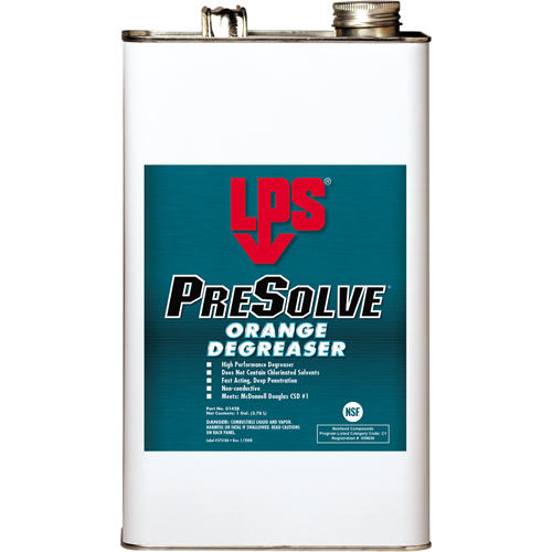PreSolve&reg; Orange Degreaser, Gallon Helyx Safety & Industrial Supplies