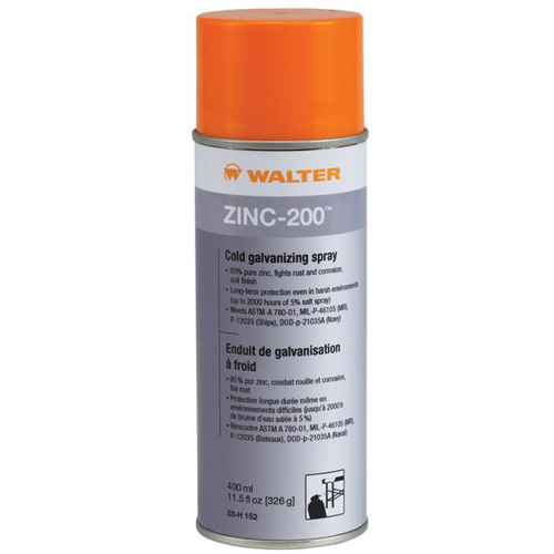 Zinc-200 Cold Galvanizing Spray, Aerosol Can Helyx Safety & Industrial Supplies