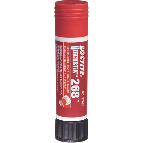 Quickstix Threadlocker 268 , Red, High, 9 g, Stick Helyx Safety & Industrial Supplies