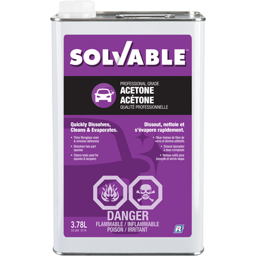 Acetone, 3.78 L Helyx Safety & Industrial Supplies