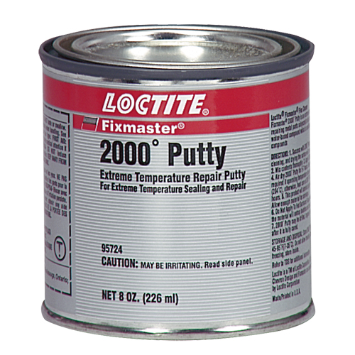 Fixmaster&reg; 2000° Putty, 8 oz., Cartridge, Silver Helyx Safety & Industrial Supplies
