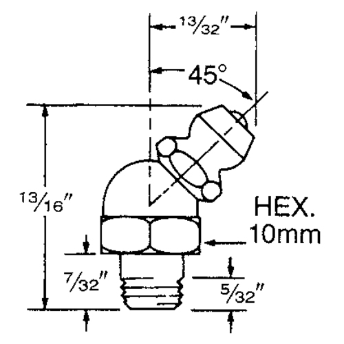 Fitting, 6 mm Thread Helyx Safety & Industrial Supplies