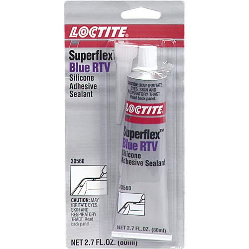 Scellant adh&eacute;sif &agrave; la silicone Superflex RTV, Tube, Bleu Helyx Safety & Industrial Supplies