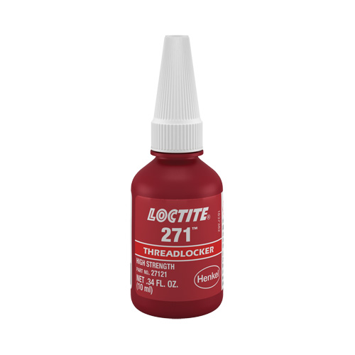 Threadlocker 271 , Red, High, 10 ml, Bottle Helyx Safety & Industrial Supplies