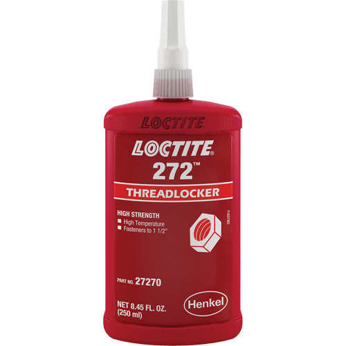 Compos&eacute; de blocage 272 temp&eacute;rature &eacute;lev&eacute;e, Rouge, &eacute;lev&eacute;, 250 ml, Bouteille Helyx Safety & Industrial Supplies