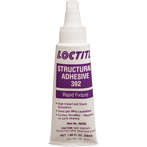 Adh&eacute;sif structurel 392 fixation rapide, 73 g, Bouteille, Ambr&eacute;e Helyx Safety & Industrial Supplies
