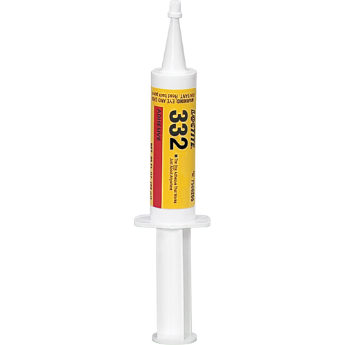 Adh&eacute;sif structurel 332 pour environnements s&eacute;v&egrave;res, 623 g, Seringue, Ambr&eacute;e Helyx Safety & Industrial Supplies