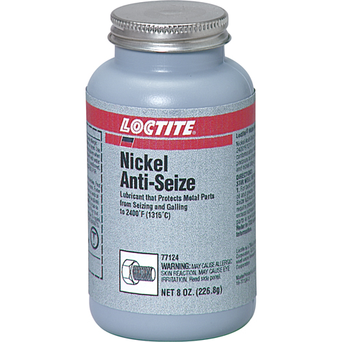 Nickel Grade Anti-Seize, Brush Top Can, 2400°F (1315°C) Max. Temp. Helyx Safety & Industrial Supplies