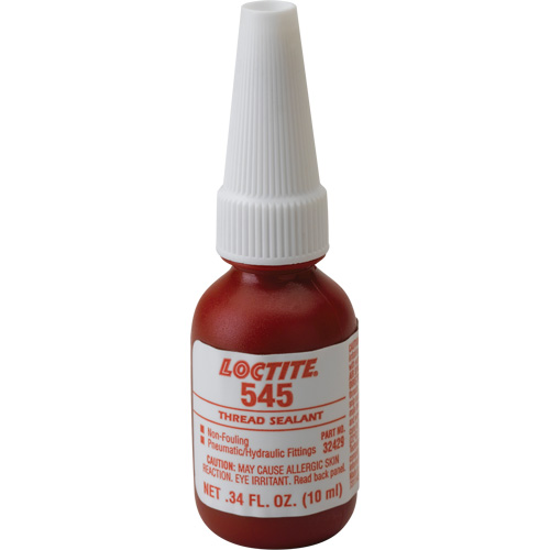 Scellant &agrave; filets 545 hydraulique/pneumatique, Bouteille, 10 ml, -54° C - 149° C/-65° F - 300° F Helyx Safety & Industrial Supplies