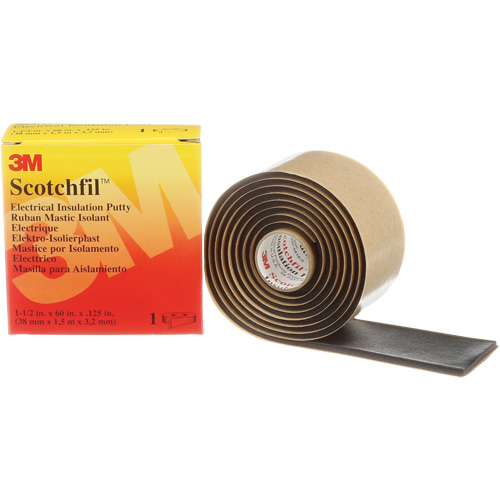 Mastic isolant Scotchfil, Rouleau, Noir Helyx Safety & Industrial Supplies
