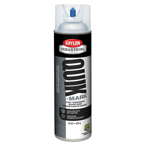 Peinture de marquage industrielle invers&eacute;e &agrave; base de solvant Quik-Mark, 15 oz, Canette a&eacute;rosol Helyx Safety & Industrial Supplies