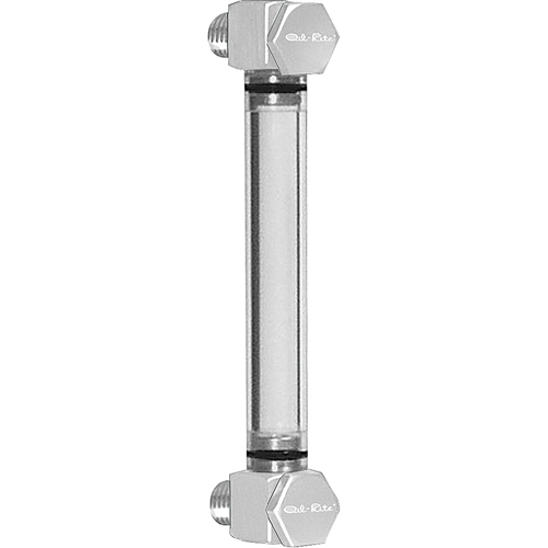 Round Nylon Liquid Level Gauge, Threaded, 9" L, 205°F (96.11° C) Helyx Safety & Industrial Supplies