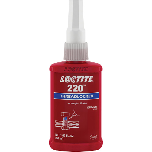 Threadlocker 220 , Blue, Medium, 50 ml, Bottle Helyx Safety & Industrial Supplies
