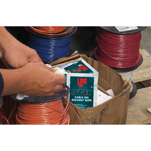 D'Gel&reg; Cable Gel Solvent, Packets Helyx Safety & Industrial Supplies