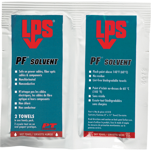 Solvant PF, Sachets Helyx Safety & Industrial Supplies