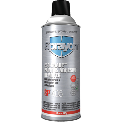 D&eacute;capant pour peinture et adh&eacute;sif &eacute;cologique SP405, 12 oz, Canette a&eacute;rosol Helyx Safety & Industrial Supplies