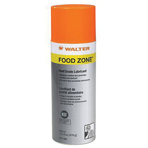 Lubrifiant alimentaire tout usage FOOD ZONE, Canette a&eacute;rosol Helyx Safety & Industrial Supplies