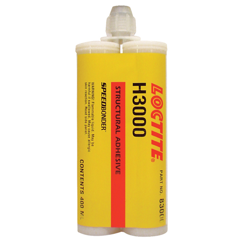 H3000 General Purpose Structural Adhesives, Two-Part, Dual Cartridge, 400 ml, Cream Helyx Safety & Industrial Supplies