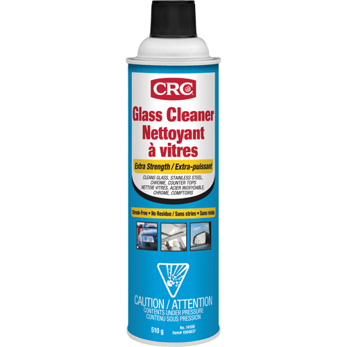 CRC&reg; Glass Cleaner, 510 g, Aerosol Can Helyx Safety & Industrial Supplies