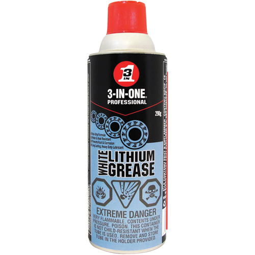 Graisse de lithium blanc 3-IN-1 , Canette a&eacute;rosol Helyx Safety & Industrial Supplies